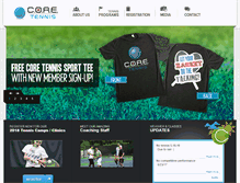 Tablet Screenshot of coretennis.org