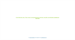Desktop Screenshot of coretennis.com